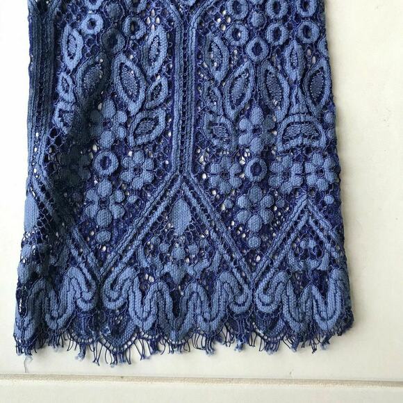 MSGM Milano High Waist Lace Semi Sheer Crop Straight Pants - Picture 3 of 8